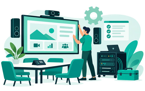 AV specialist designing