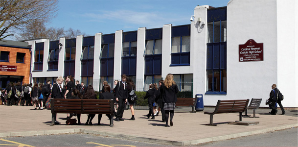 Cardinal Newman High School Banner