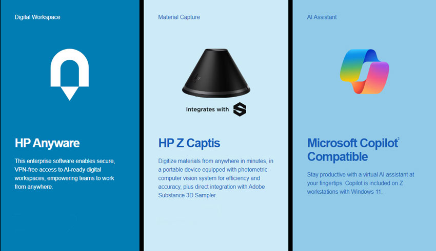 hp workstations 3 functions