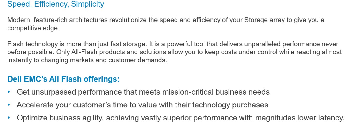 Dell speed efficiency simplicity