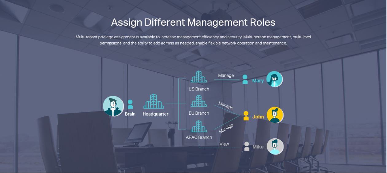 TP-Link AI Different Management Roles